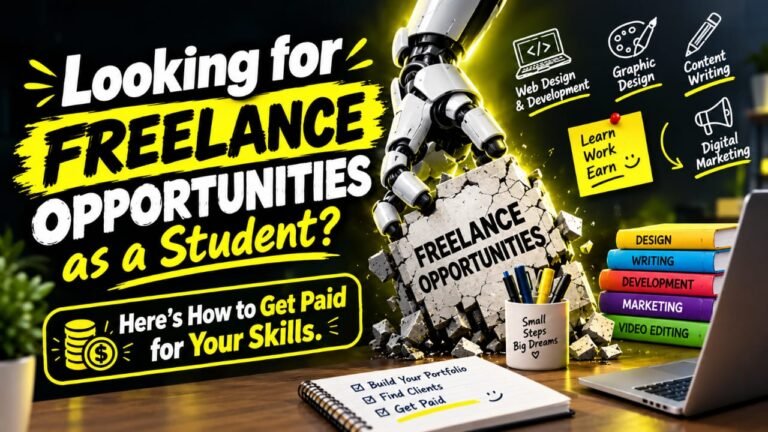 Looking for Freelance Opportunities as a Student? Here’s How to Get Paid for Your Skills